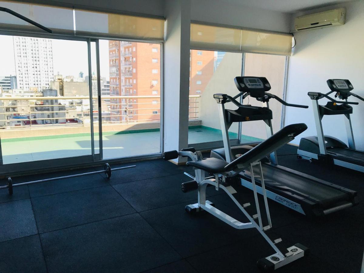 Apartamento Centrico Y Moderno Con Balcon, Piscina, Gimnasio Y Laundry Buenos Aires Eksteriør billede