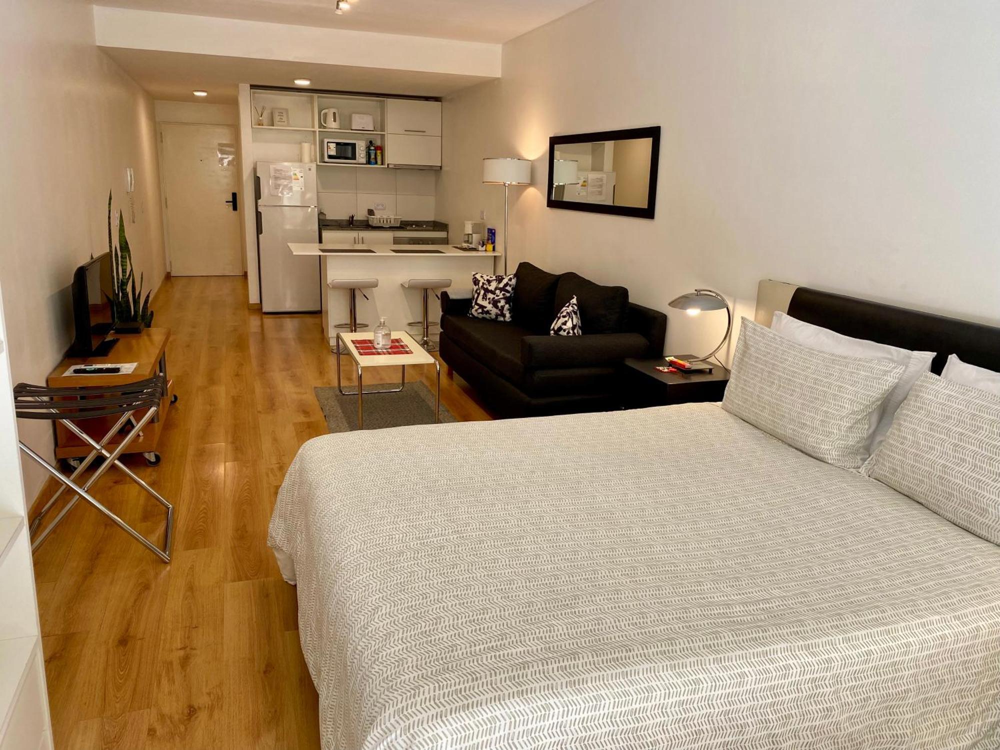 Apartamento Centrico Y Moderno Con Balcon, Piscina, Gimnasio Y Laundry Buenos Aires Eksteriør billede